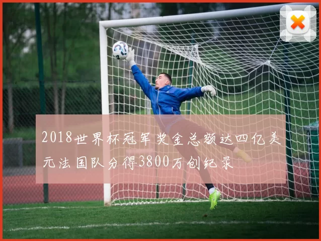 2018世界杯冠军奖金总额达四亿美元法国队分得3800万创纪录